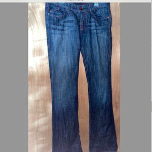 Rock & Republic Kasandra Rare Red crystal crown Bootcut Jeans